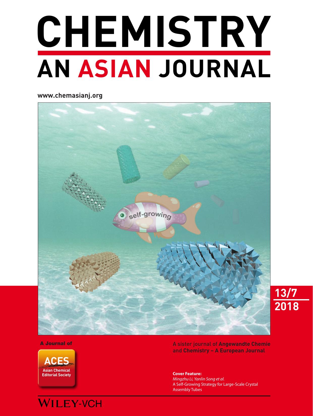 Cover Feature: A SelfâGrowing Strategy for LargeâScale Crystal Assembly Tubes (Chem. Asian J. 72018) by Unknown