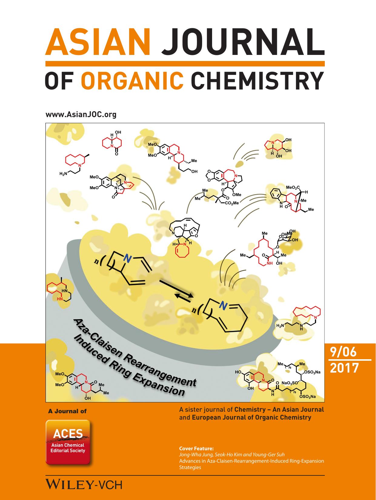 Cover Feature: Advances in AzaâClaisenâRearrangementâInduced RingâExpansion Strategies (Asian J. Org. Chem. 92017) by Unknown