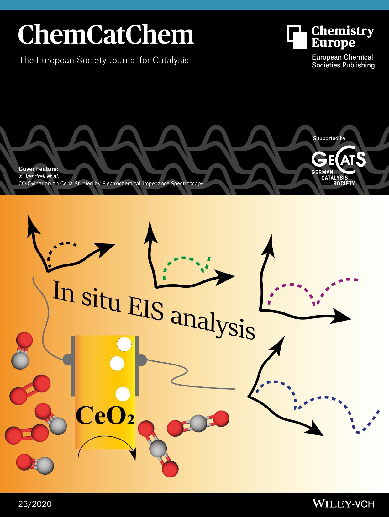 Cover Feature: CO Oxidation on Ceria Studied by Electrochemical Impedance Spectroscopy (ChemCatChem 232020) by Unknown