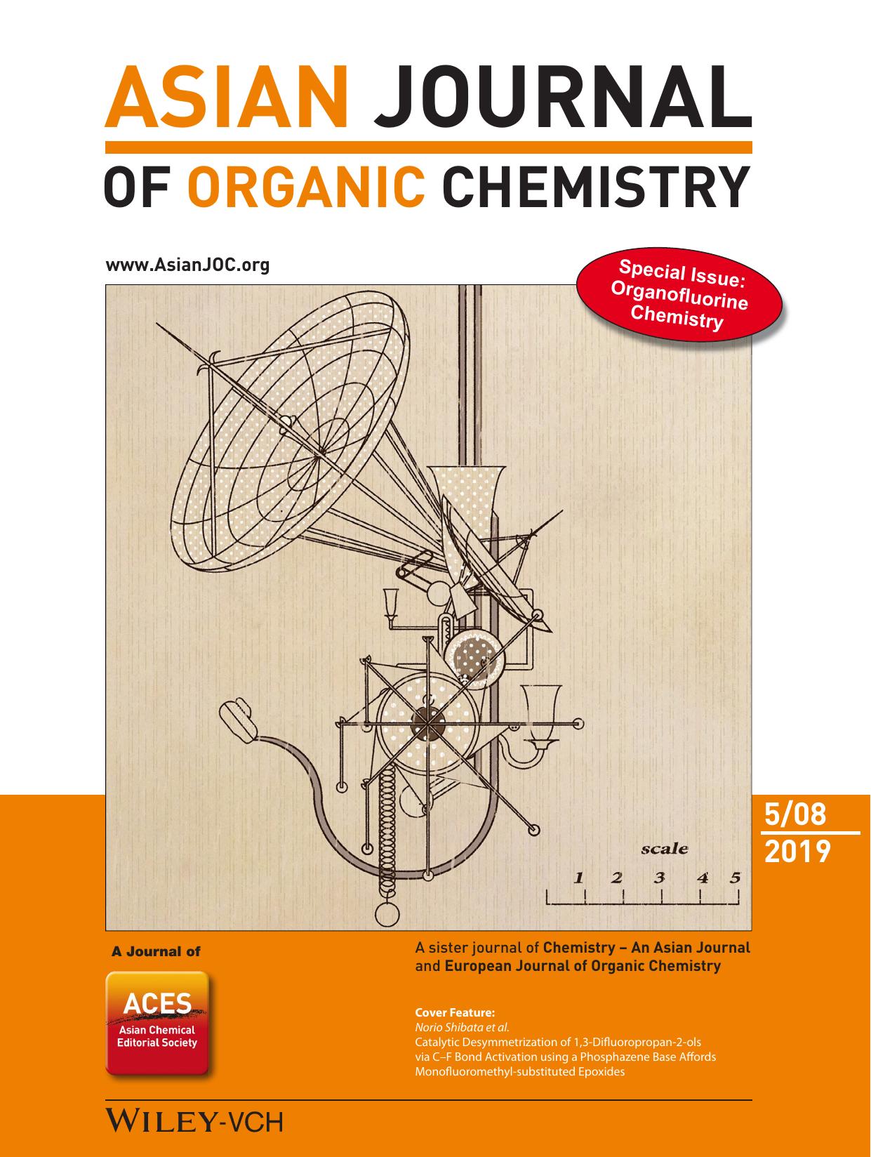 Cover Feature: Catalytic Desymmetrization of 1,3âDifluoropropanâ2âols via CâF Bond Activation Using a Phosphazene Base Affords MonofluoromethylâSubstituted Epoxides (Asia by Unknown