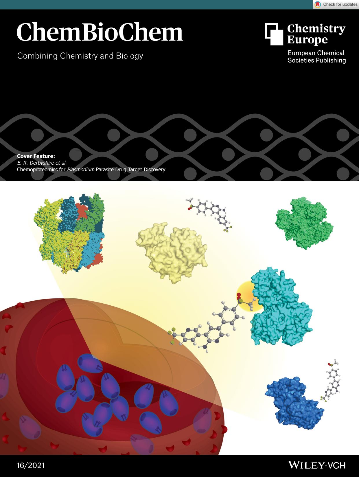 Cover Feature: Chemoproteomics for Plasmodium Parasite Drug Target Discovery (ChemBioChem 162021) by Unknown