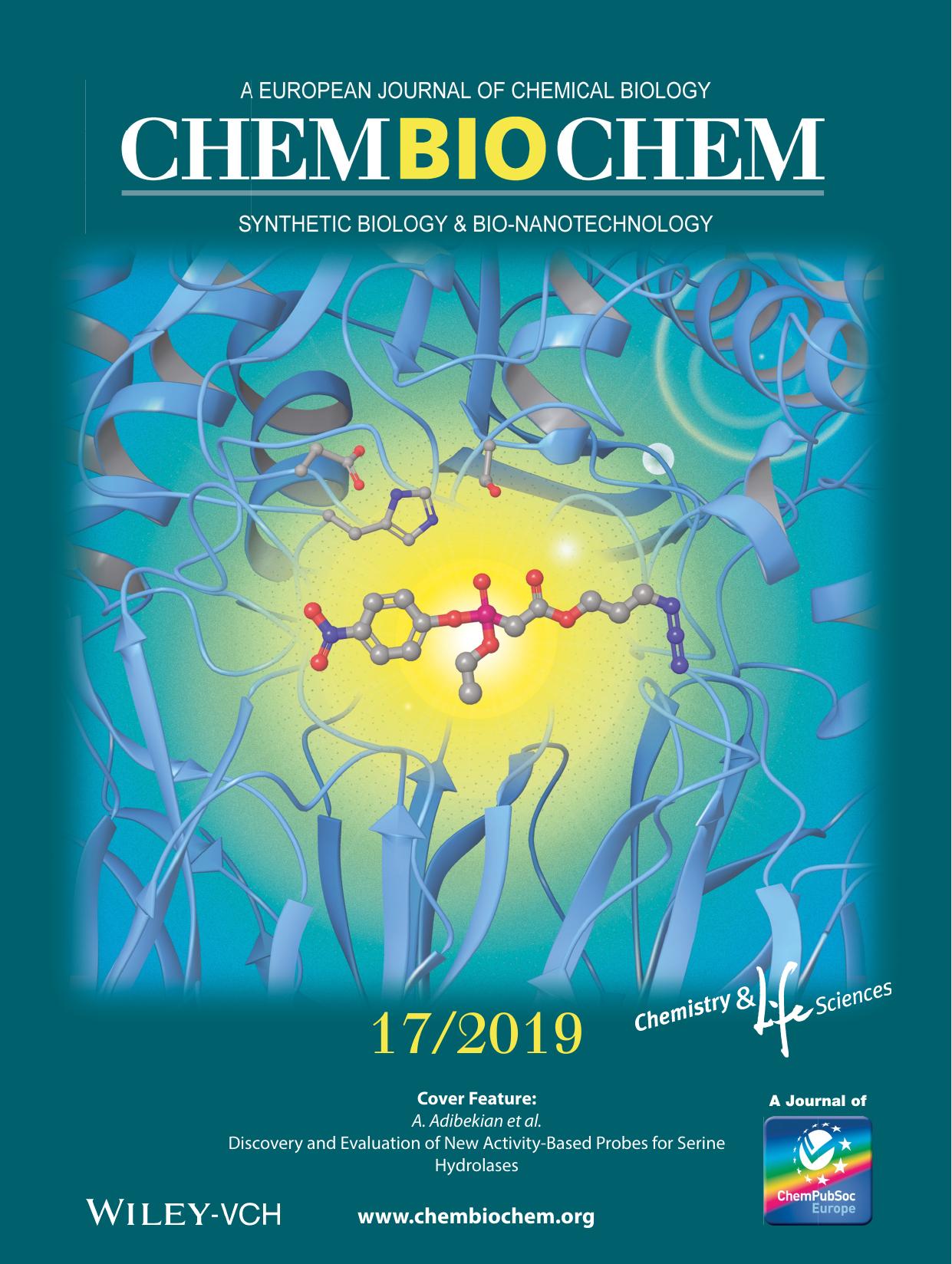 Cover Feature: Discovery and Evaluation of New ActivityâBased Probes for Serine Hydrolases (ChemBioChem 172019) by Unknown