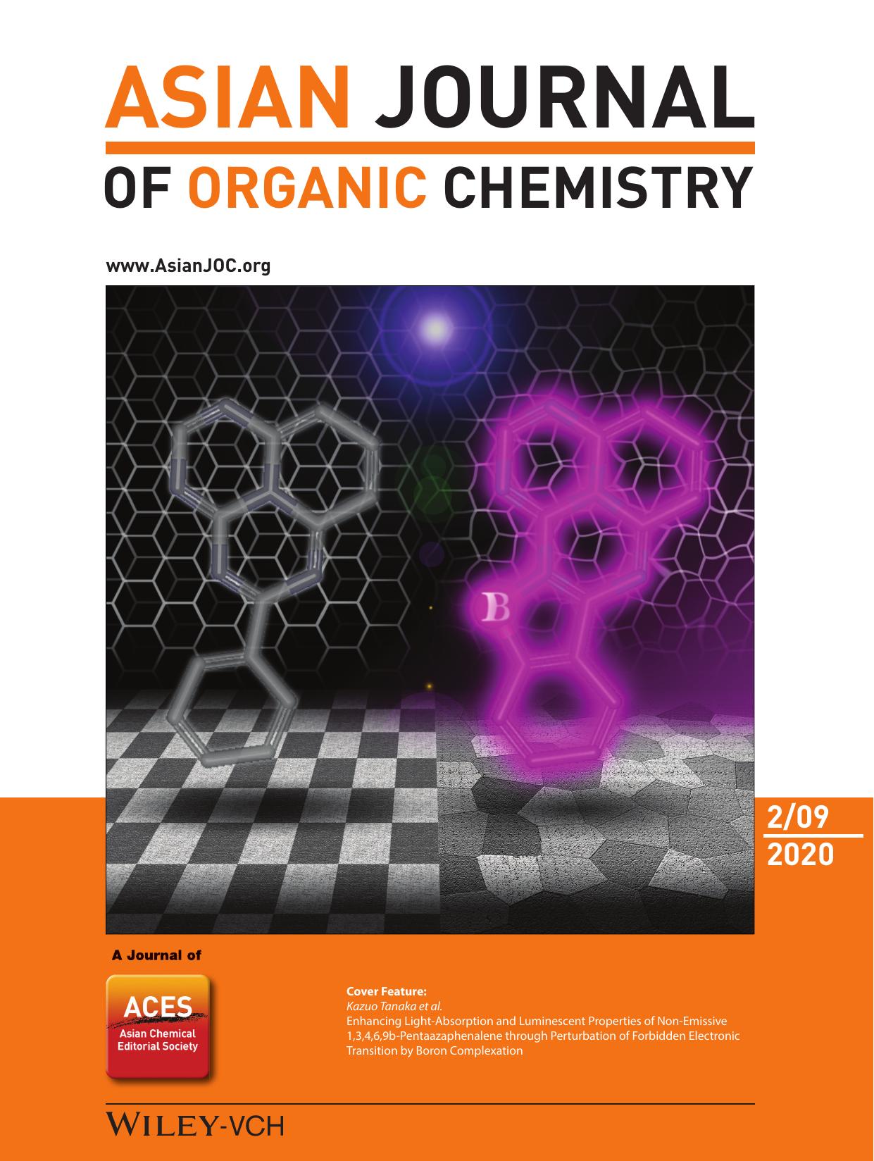 Cover Feature: Enhancing LightâAbsorption and Luminescent Properties of NonâEmissive 1,3,4,6,9bâPentaazaphenalene through Perturbation of Forbidden Electronic Transition by B by Unknown