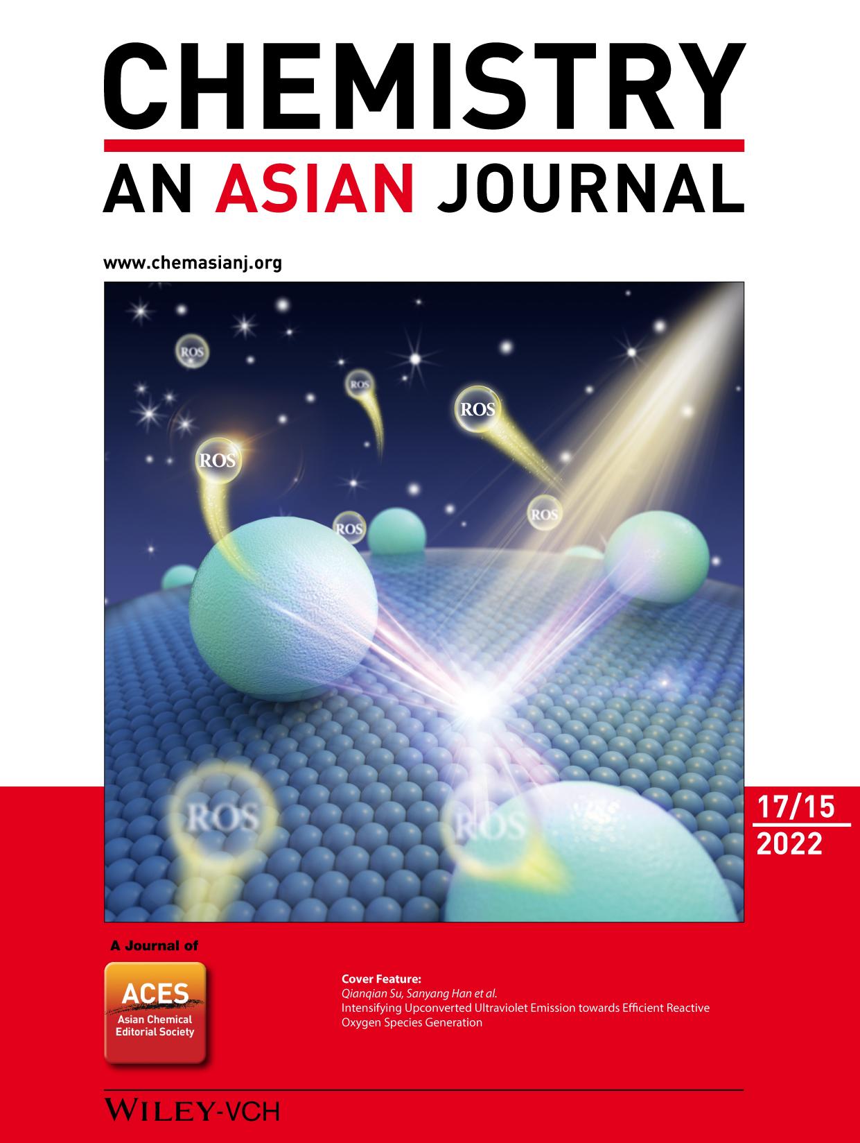 Cover Feature: Intensifying Upconverted Ultraviolet Emission towards Efficient Reactive Oxygen Species Generation (Chem. Asian J. 152022) by Unknown