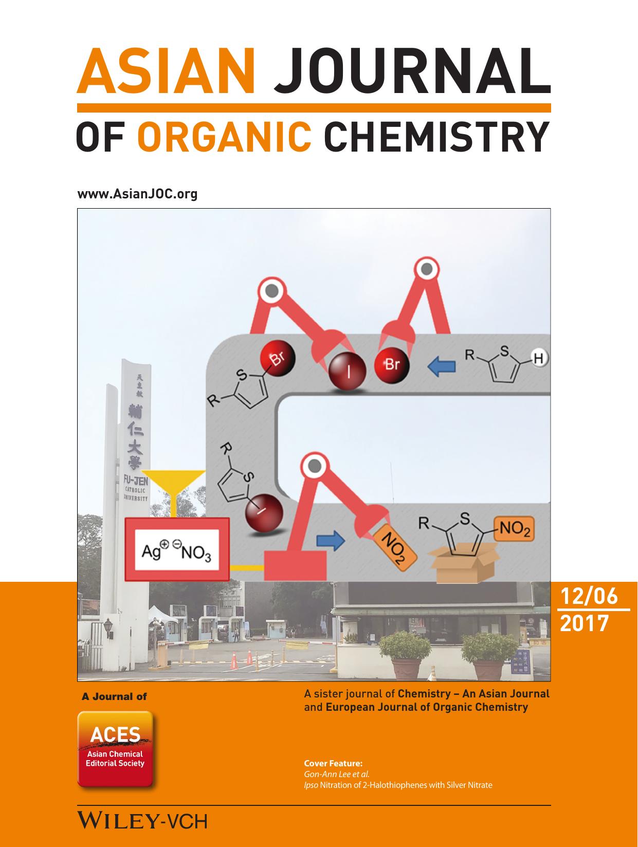 Cover Feature: Ipso Nitration of 2âHalothiophenes with Silver Nitrate (Asian J. Org. Chem. 122017) by Unknown