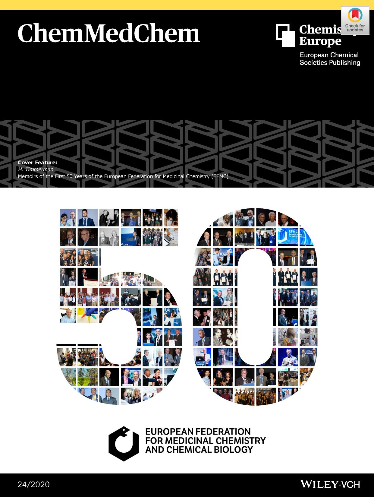 Cover Feature: Memoirs of the First 50 Years of the European Federation for Medicinal Chemistry (EFMC) (ChemMedChem 242020) by Unknown
