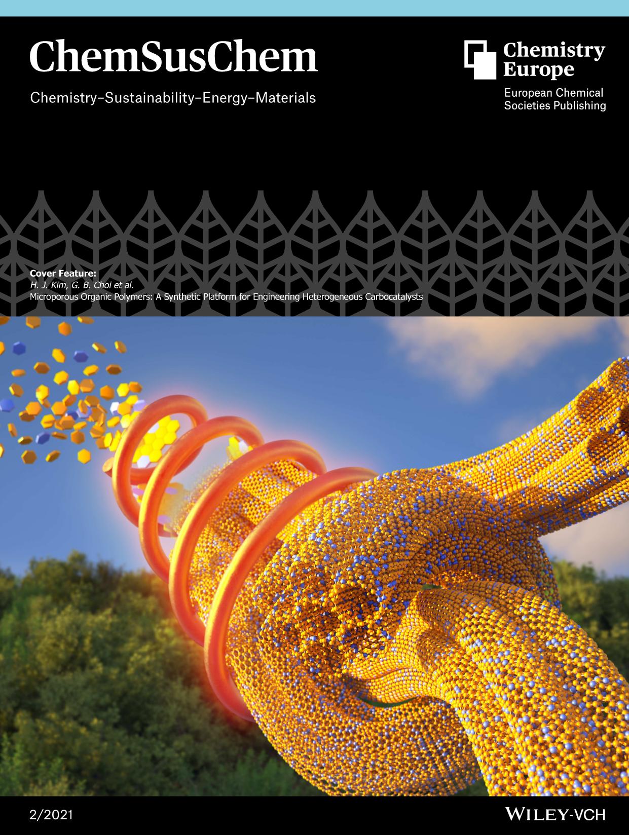Cover Feature: Microporous Organic Polymers: A Synthetic Platform for Engineering Heterogeneous Carbocatalysts (ChemSusChem 22021) by Unknown