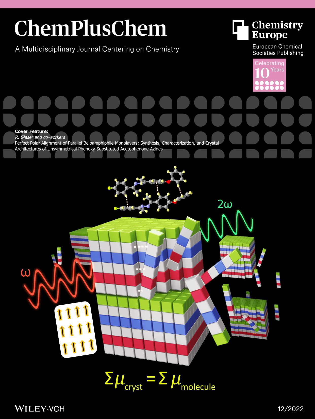 Cover Feature: Perfect Polar Alignment of Parallel Beloamphiphile Monolayers: Synthesis, Characterization, and Crystal Architectures of Unsymmetrical PhenoxyâSubstituted Acetophe by Unknown