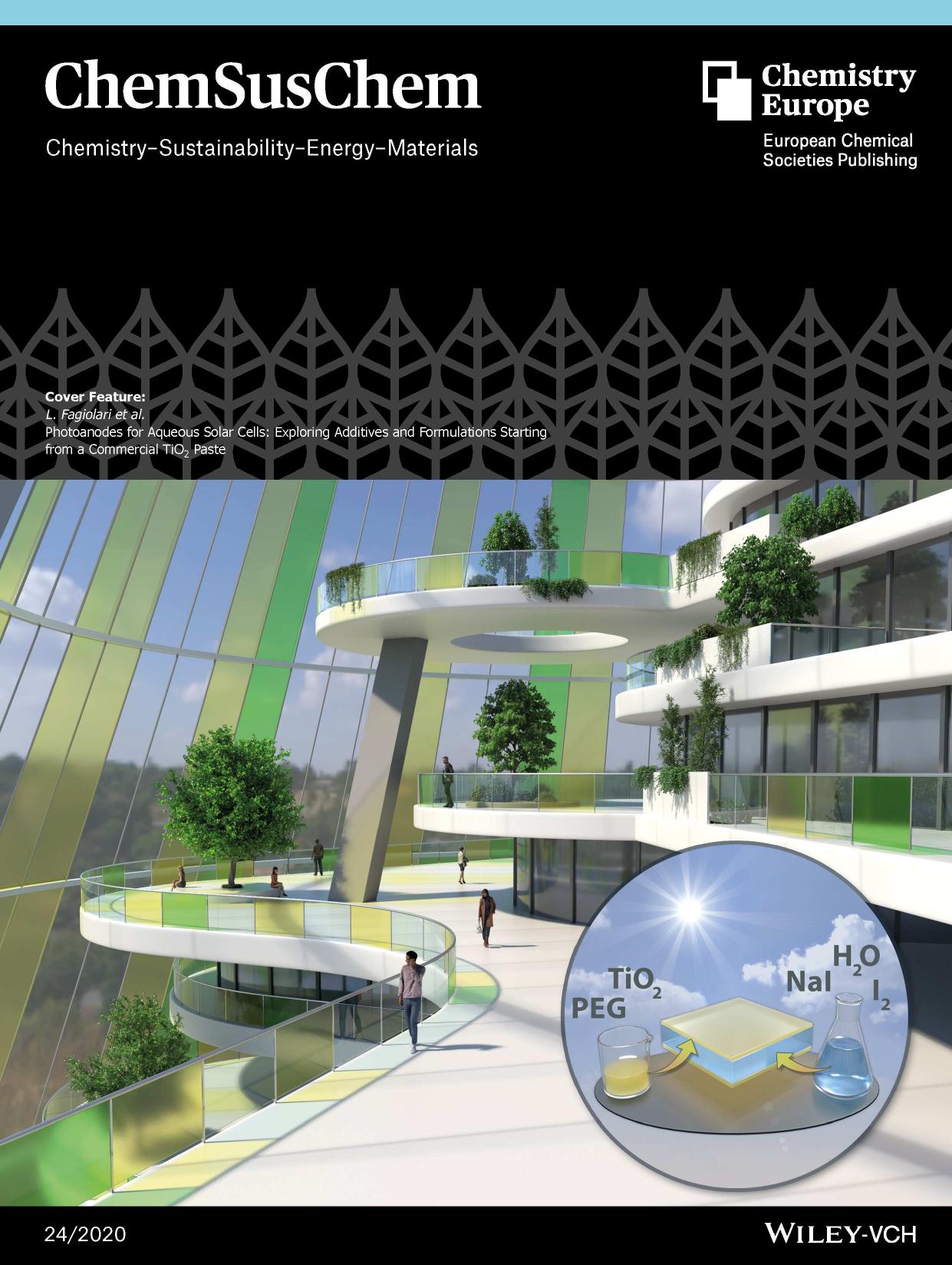 Cover Feature: Photoanodes for Aqueous Solar Cells: Exploring Additives and Formulations Starting from a Commercial TiO2 Paste (ChemSusChem 242020) by Unknown
