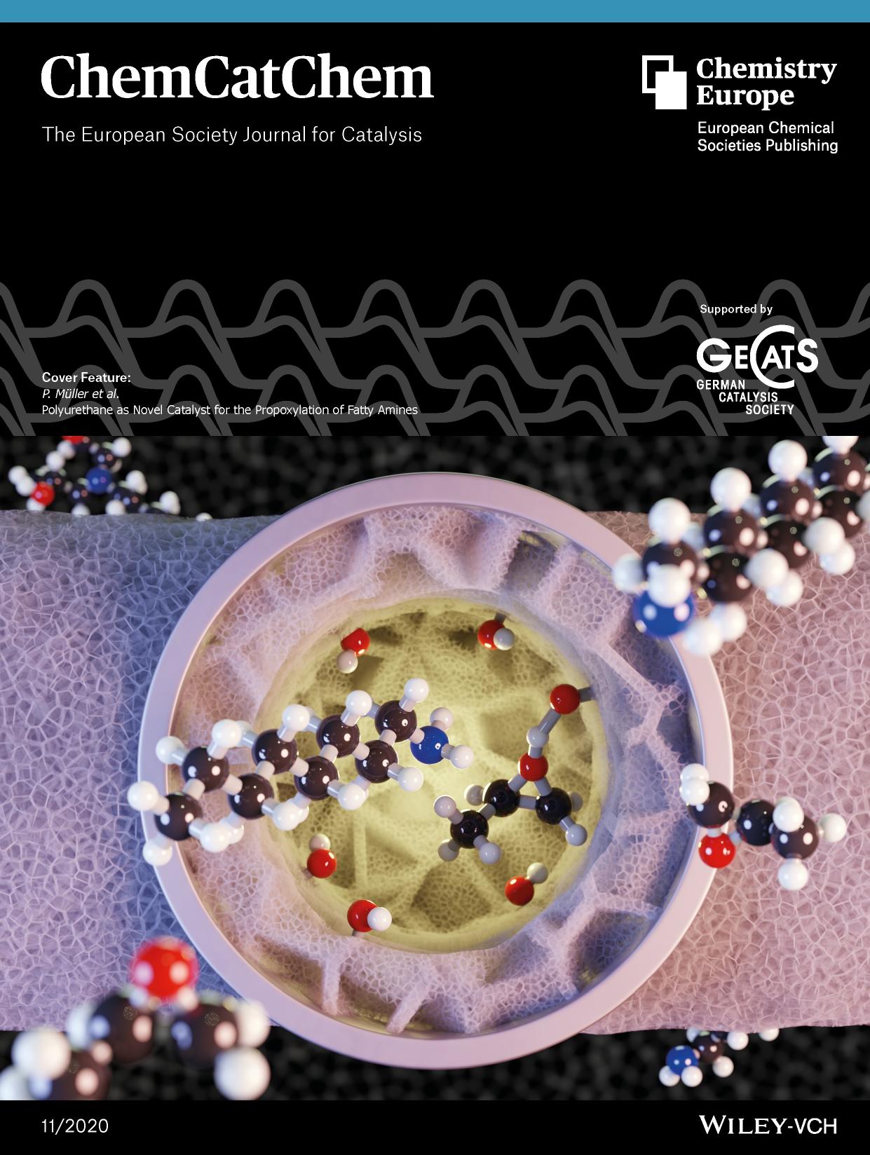 Cover Feature: Polyurethane as Novel Catalyst for the Propoxylation of Fatty Amines (ChemCatChem 112020) by Unknown