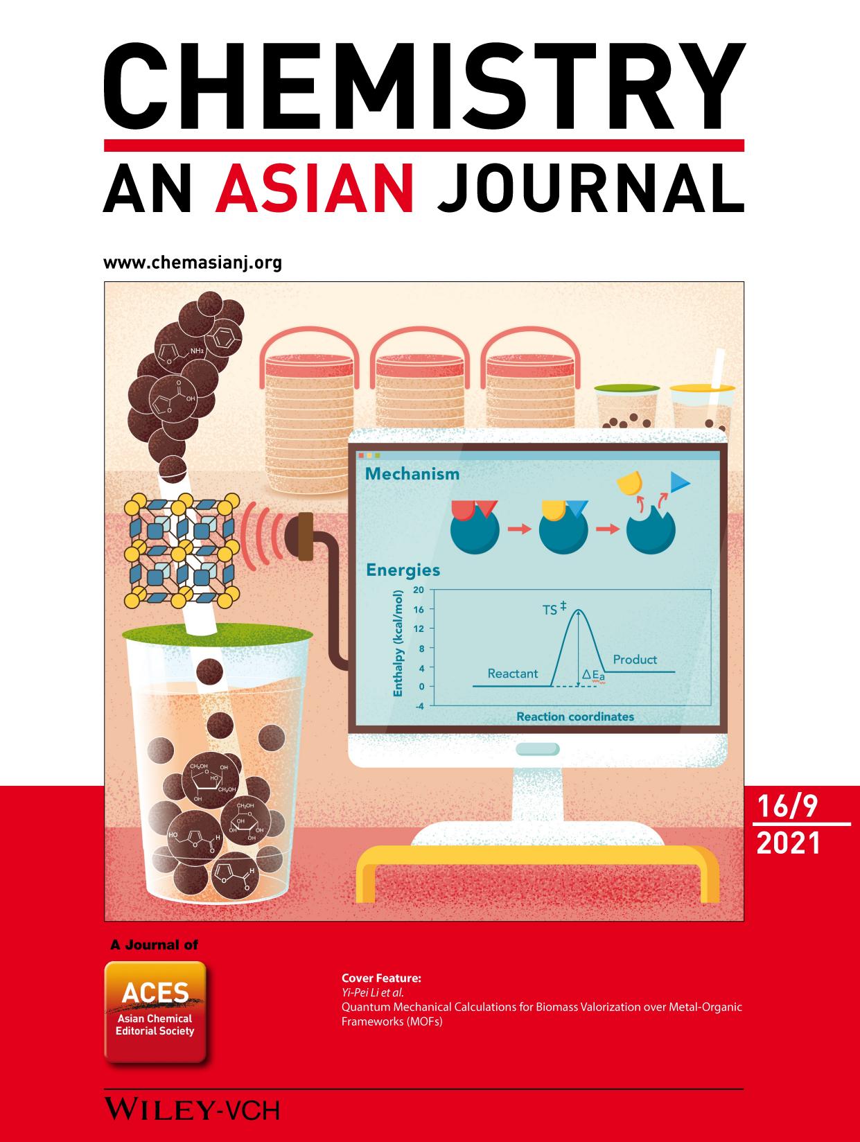 Cover Feature: Quantum Mechanical Calculations for Biomass Valorization over MetalâOrganic Frameworks (MOFs) (Chem. Asian J. 92021) by Unknown
