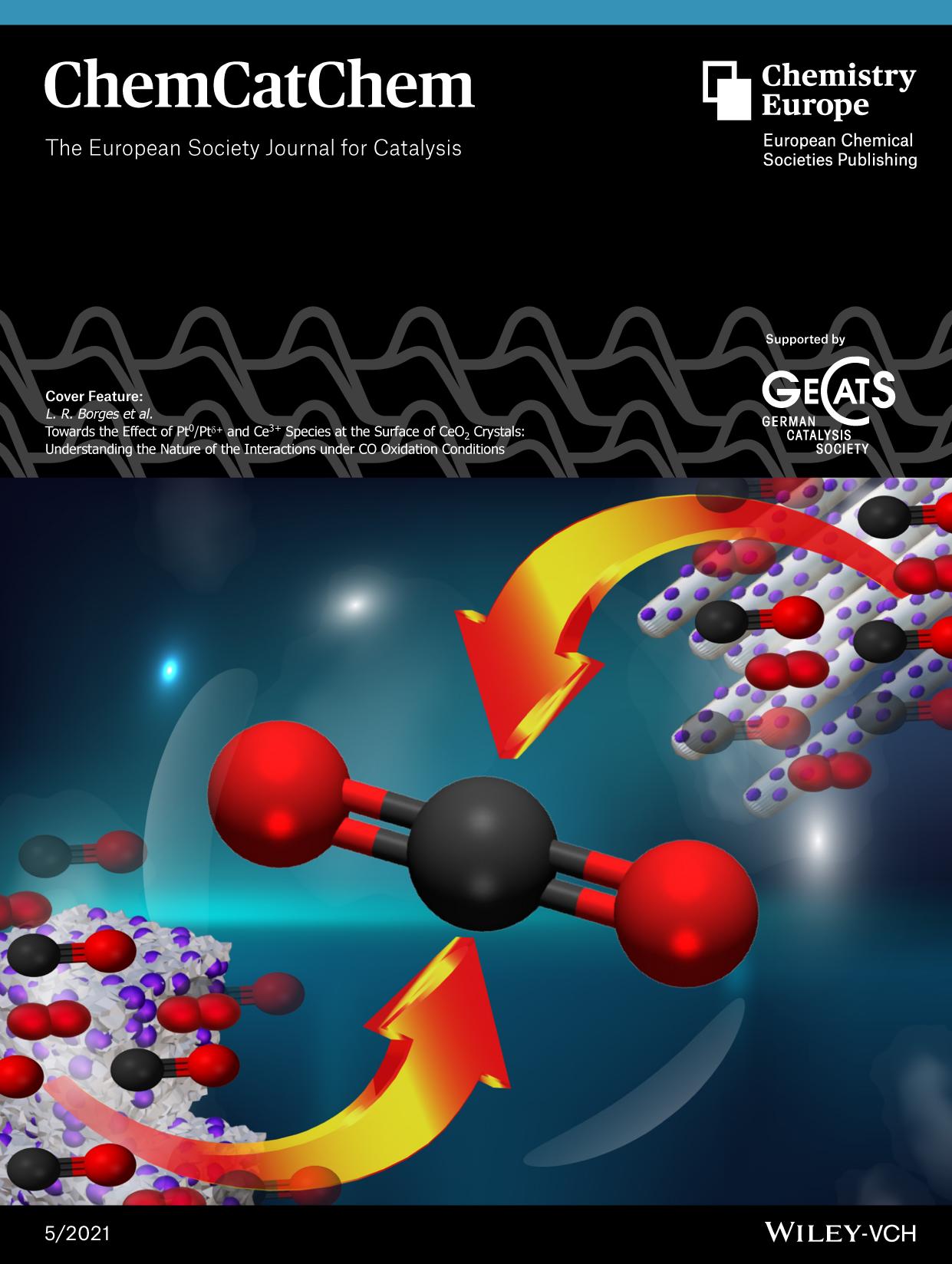 Cover Feature: Towards the Effect of Pt0PtÎ´+ and Ce3+ Species at the Surface of CeO2 Crystals: Understanding the Nature of the Interactions under CO Oxidation Conditions (52021) by Unknown