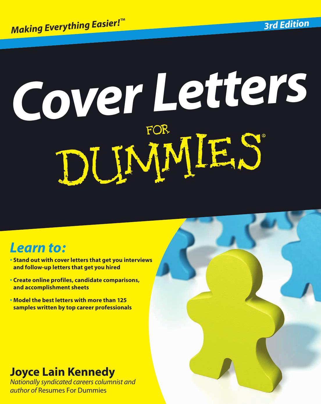 Cover Letters for Dummies by Joyce Lain Kennedy