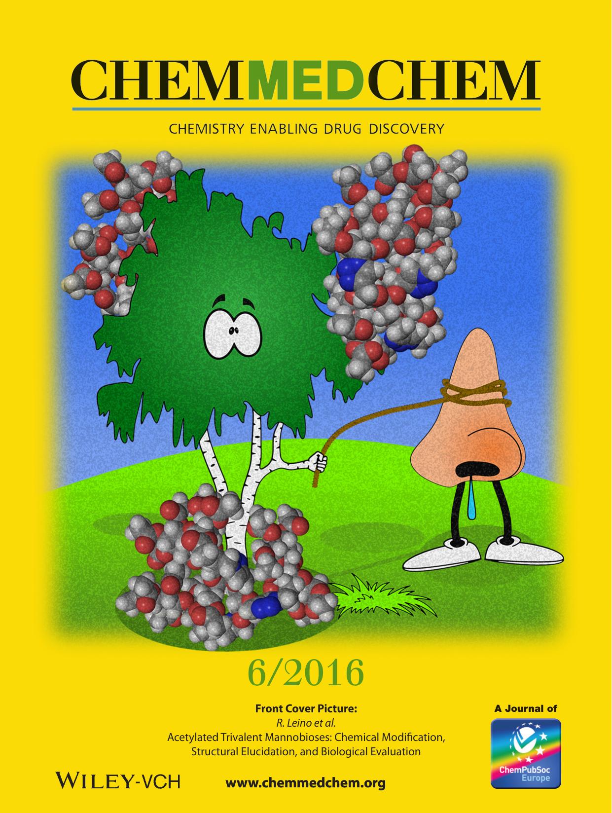 Cover Picture: Acetylated Trivalent Mannobioses: Chemical Modification, Structural Elucidation, and Biological Evaluation (ChemMedChem 62016) by Unknown