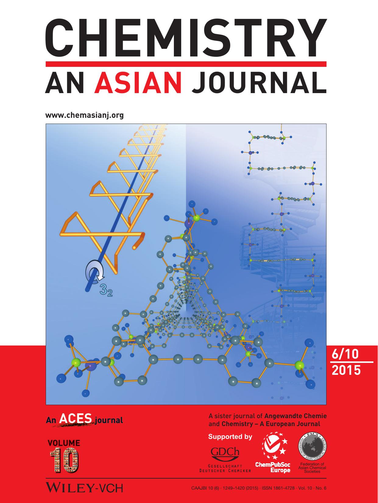 Cover Picture: Crystal Engineering with the New Linker Tolanedisulfonic Acid (H2TDS): Helical Chains in Zn(TDS)(DMA)3, Linear Chains in Zn(TDS)(NMP)3, and Complex Anions in  by Unknown