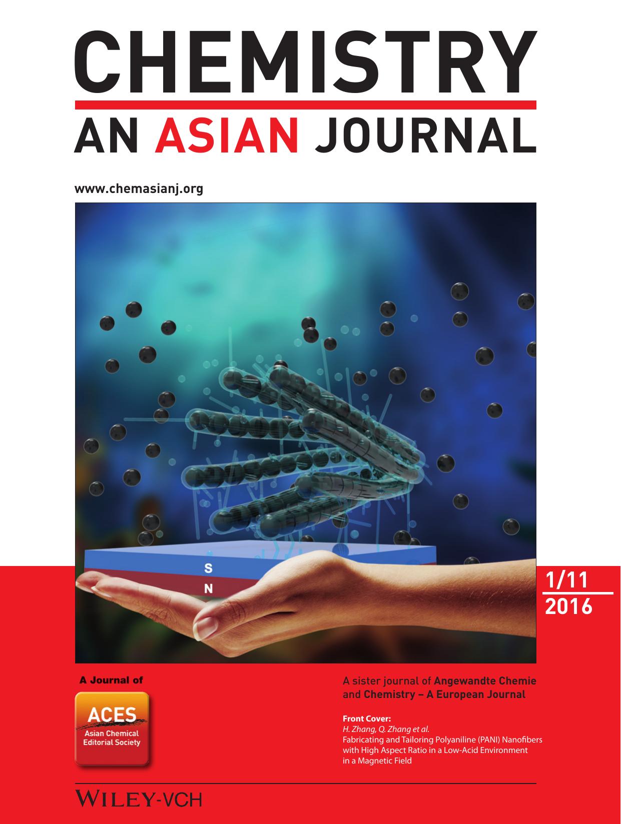 Cover Picture: Fabricating and Tailoring Polyaniline (PANI) Nanofibers with High Aspect Ratio in a Low&#x02010;Acid Environment in a Magnetic Field (Chem. Asian J. 12016) by Unknown