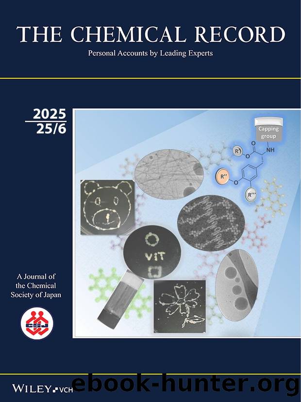 Cover Picture: Selfâassembly of Tyrosine Scaffolds in Aqueous Media: Complex Molecular Architectures from Simple Building Blocks (Chem. Rec. 62025) by wileycover1