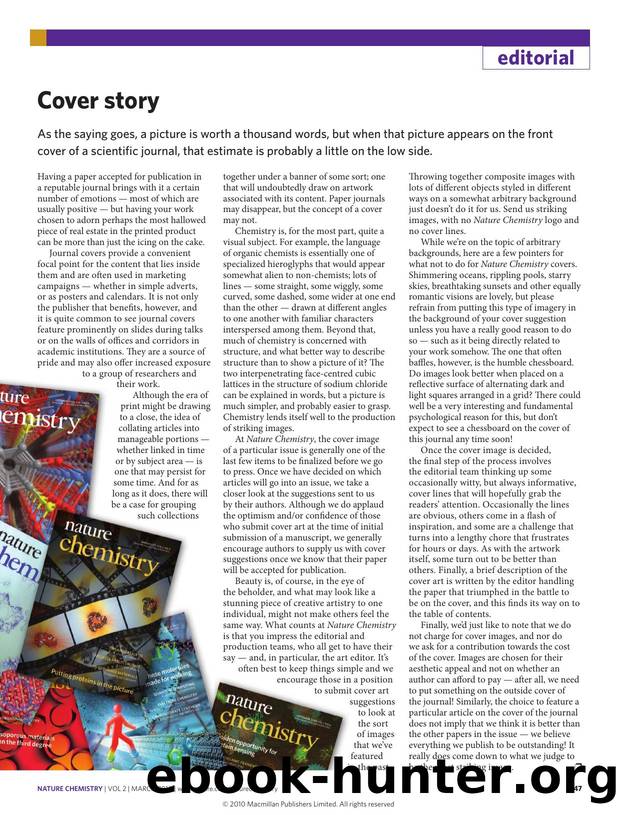 Cover story by Unknown