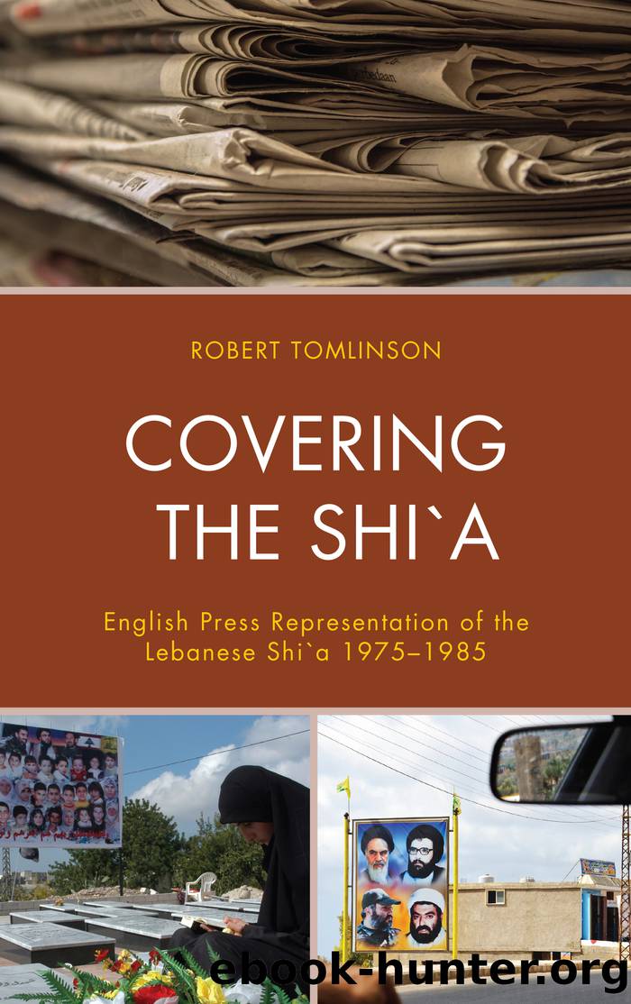 Covering the Shi`a by Tomlinson Robert W.;