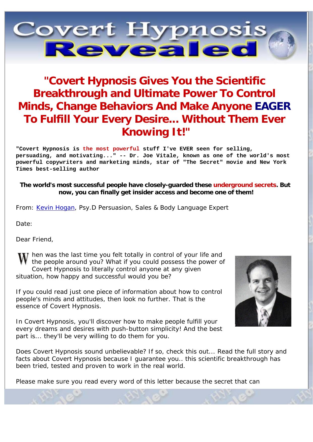 Covert Hypnosis. by Best of Kuszter's Collection