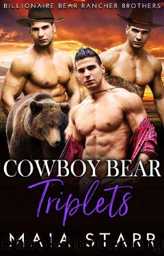 Cowboy Bear Triplets (Billionaire Bear Rancher Brothers Book 6) by Maia Starr
