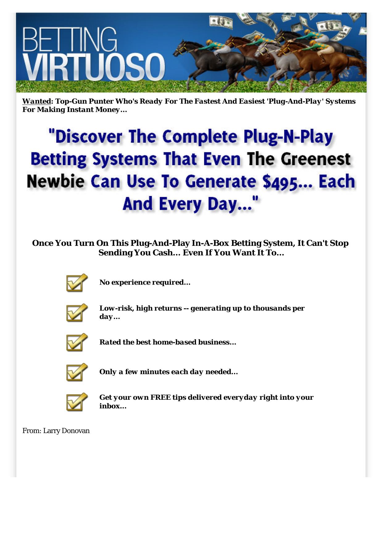 Cracking Betfair - The Ultimate Profit Pulling Horse Racing System.. by Best of Kuszter's Collection