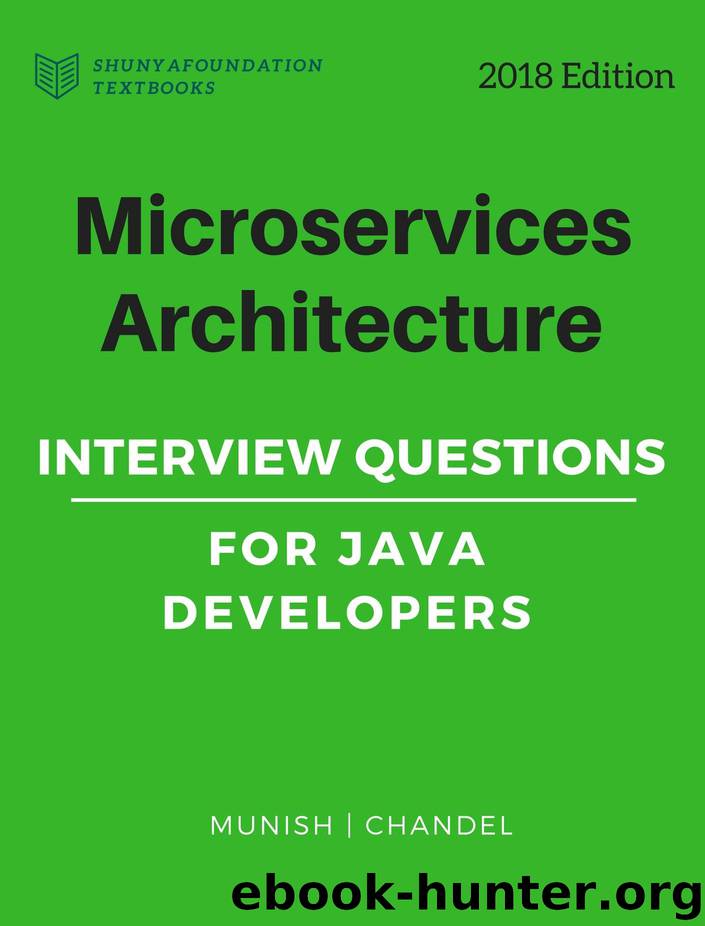 Cracking Microservices Architecture Java Interviews: A handbook for Java & Spring developers by Munish Chandel