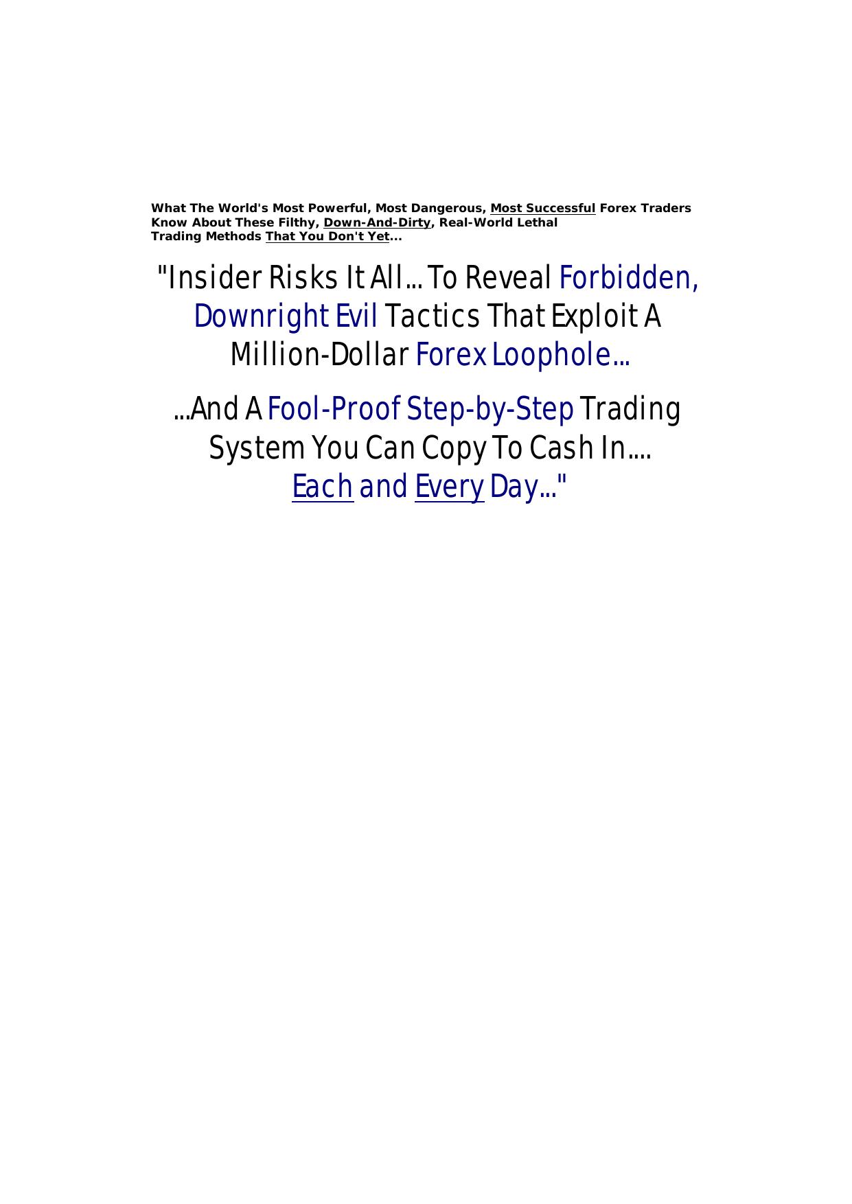 Cracking The Forex Code. by Best of Kuszter's Collection