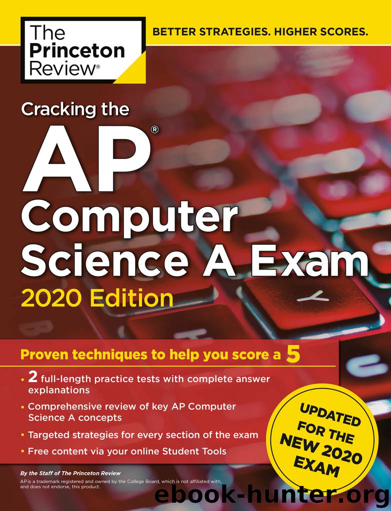 Cracking the AP Computer Science a Exam, 2020 Edition by The Princeton Review