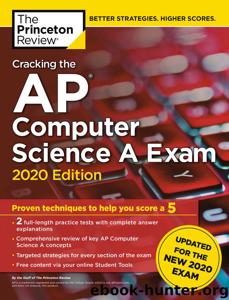 Cracking the AP Computer Science a Exam, 2020 Edition by ...