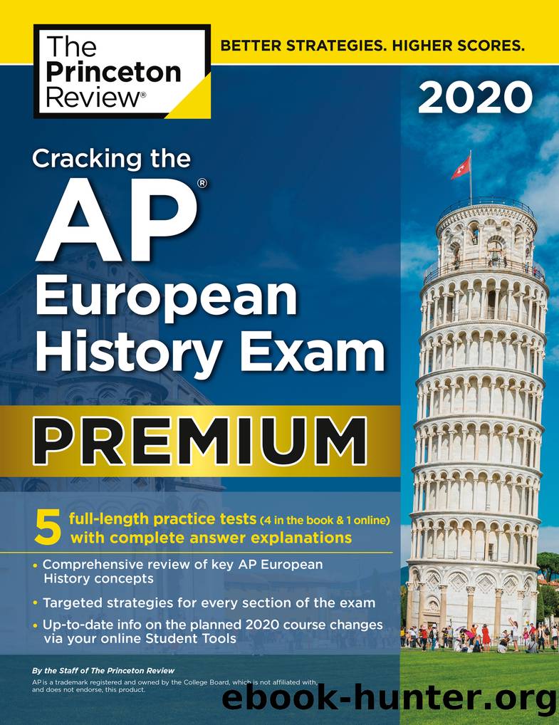 Cracking the AP European History Exam 2020, Premium Edition by The Princeton Review