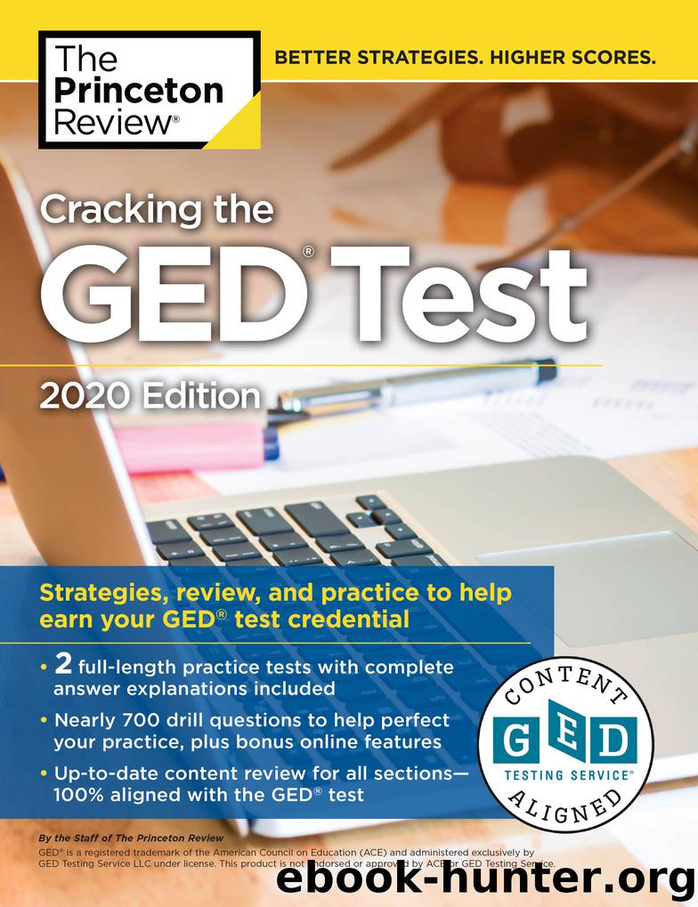 Cracking the GED Test with 2 Practice Tests, 2020 Edition by The Princeton Review