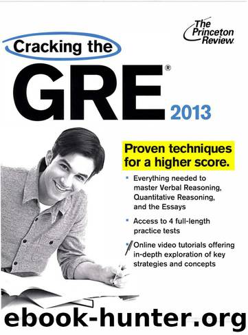 Cracking the GRE, 2013 Edition by Princeton Review