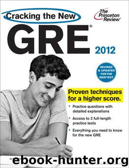 Cracking the New GRE, 2012 Edition by Princeton Review