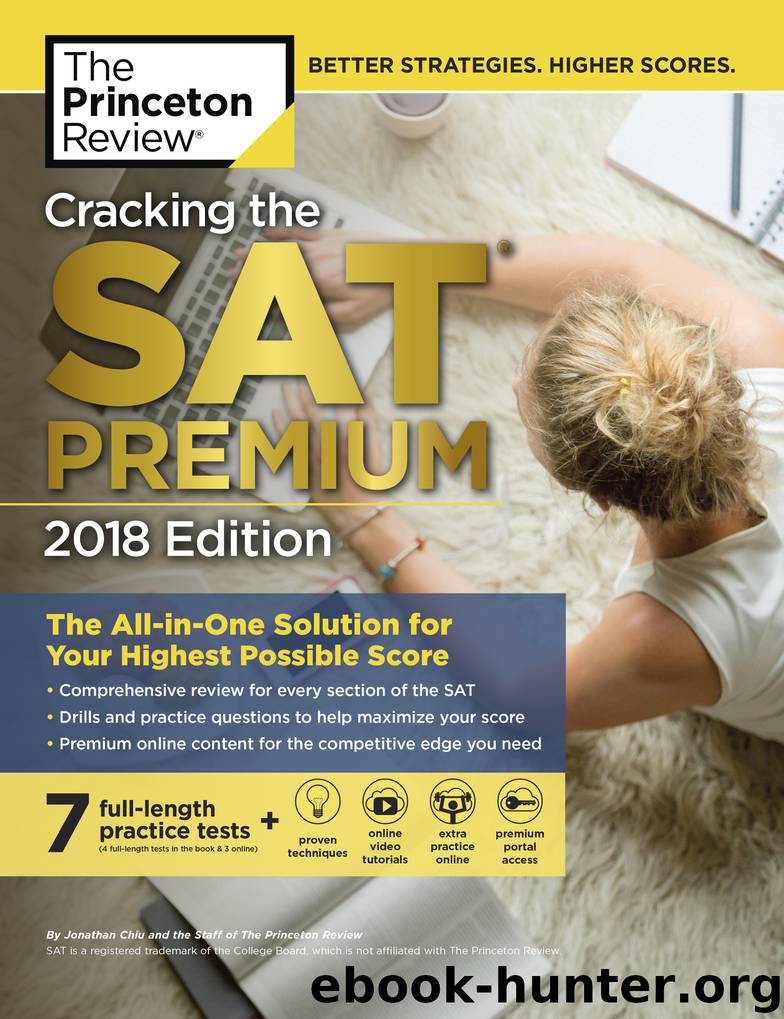 Cracking the SAT Premium Edition with 7 Practice Tests, 2018 by Princeton Review