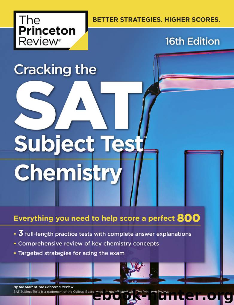 Cracking the SAT Subject Test in Chemistry, 1 by Princeton Review