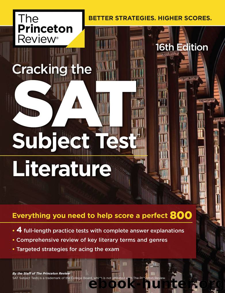 Cracking the SAT Subject Test in Literature, 1 by Princeton Review