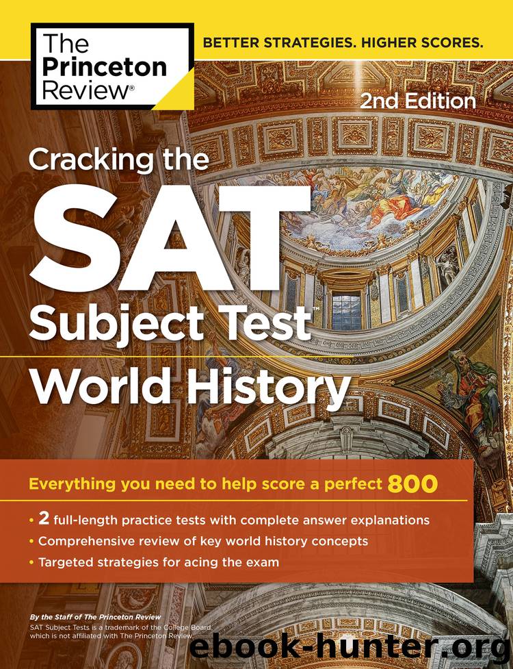 Cracking the SAT Subject Test in World History by Princeton Review
