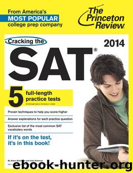 Cracking the Sat With 5 Practice Tests: 2014 Edition by The Princeton Review