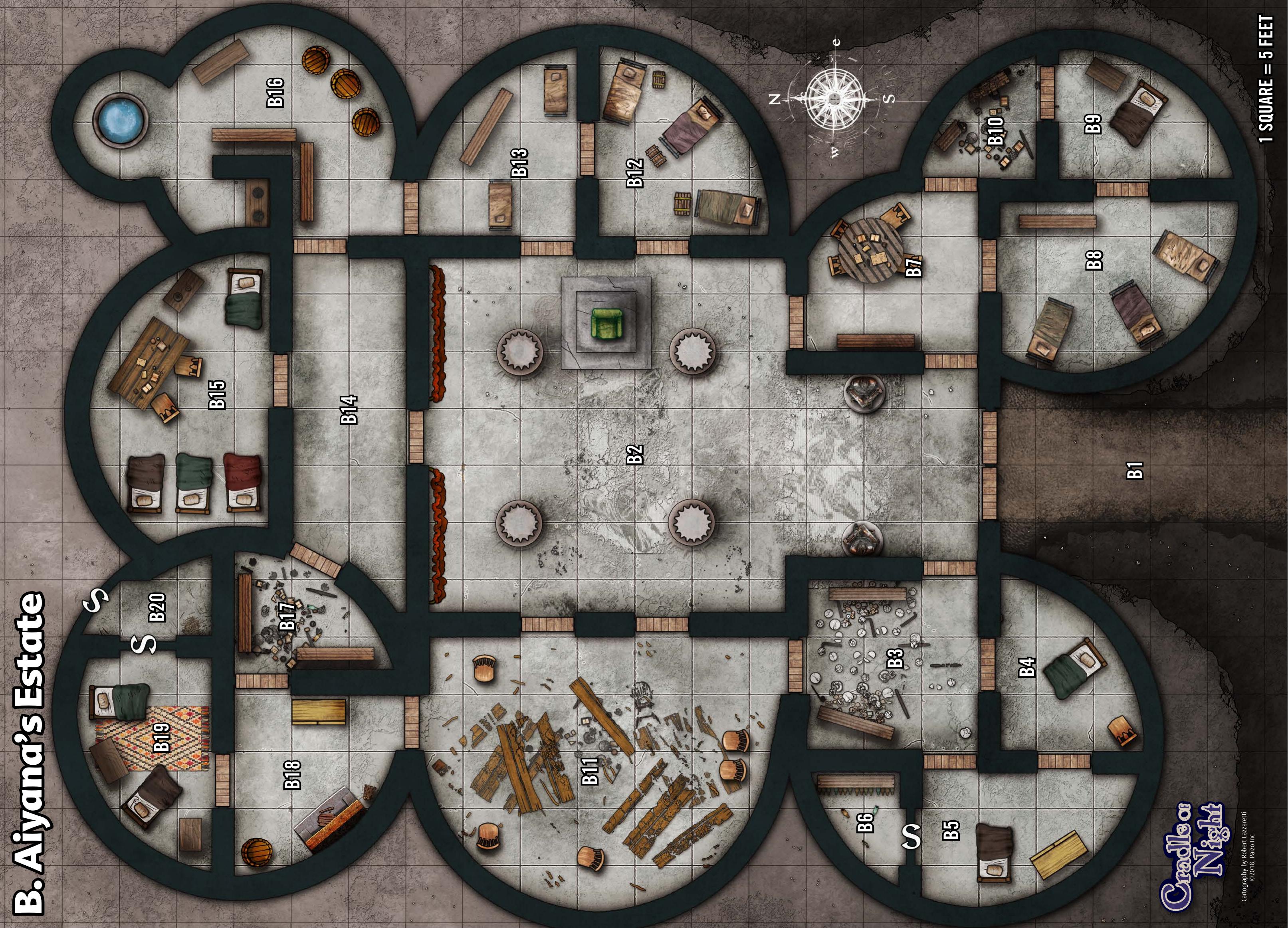 Cradle of Night by Poster Map