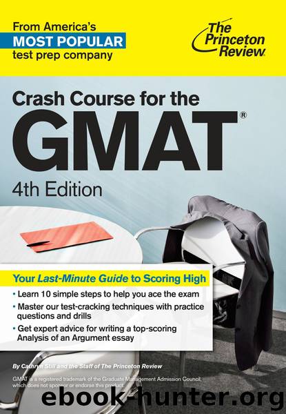 Crash Course for the GMAT by Princeton Review