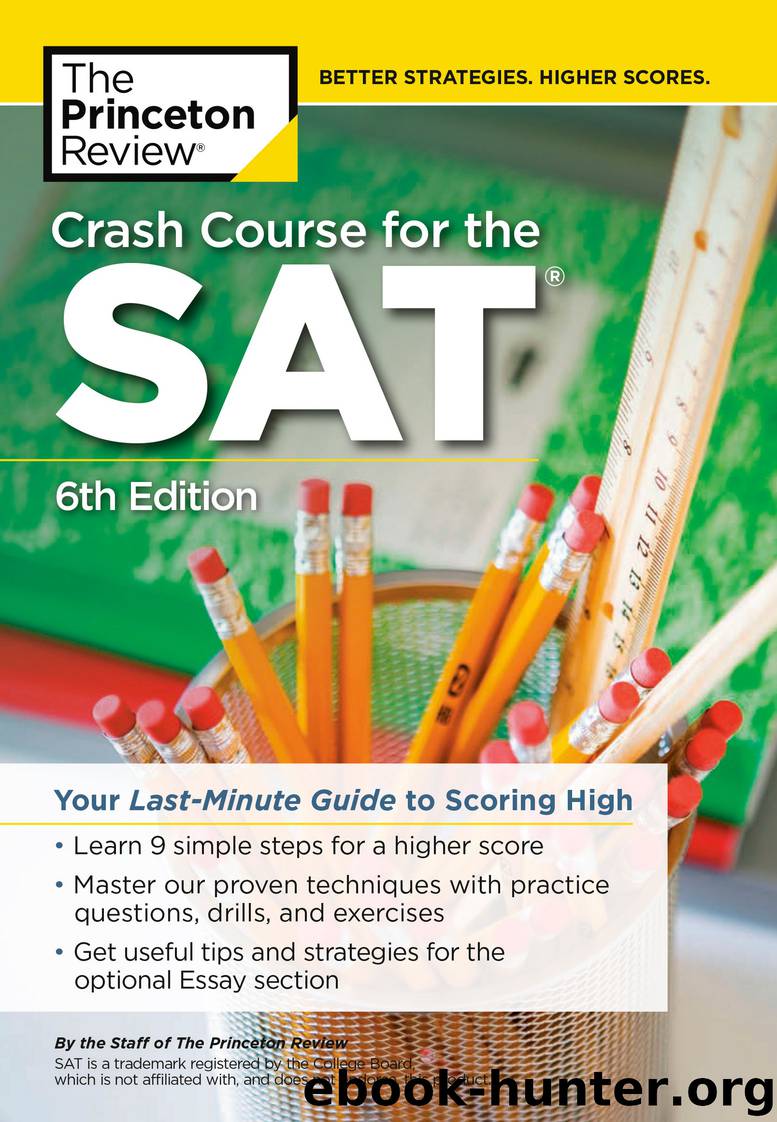 Crash Course for the SAT by The Princeton Review