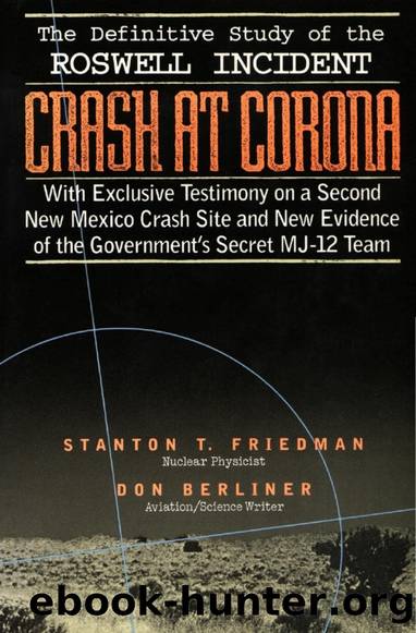 Crash at Corona by Stanton T. Friedman