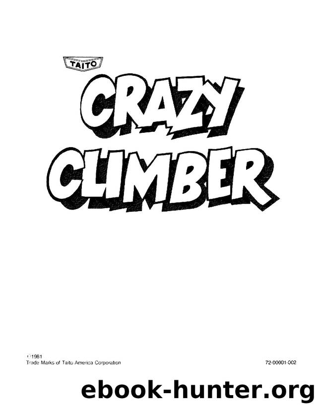 Crazy Climber, by Taito (1981) by Unknown