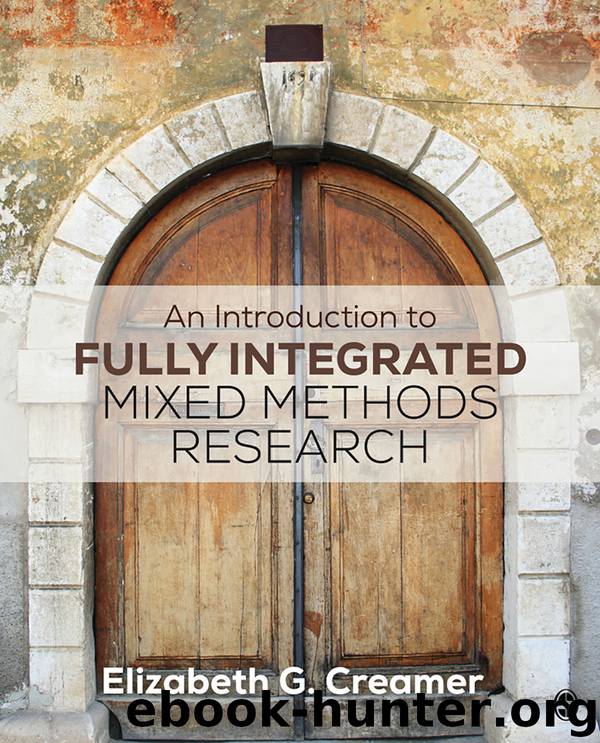 Creamer. An Introduction to Fully Integrated Mixed Methods Research. by Elizabeth G. Creamer