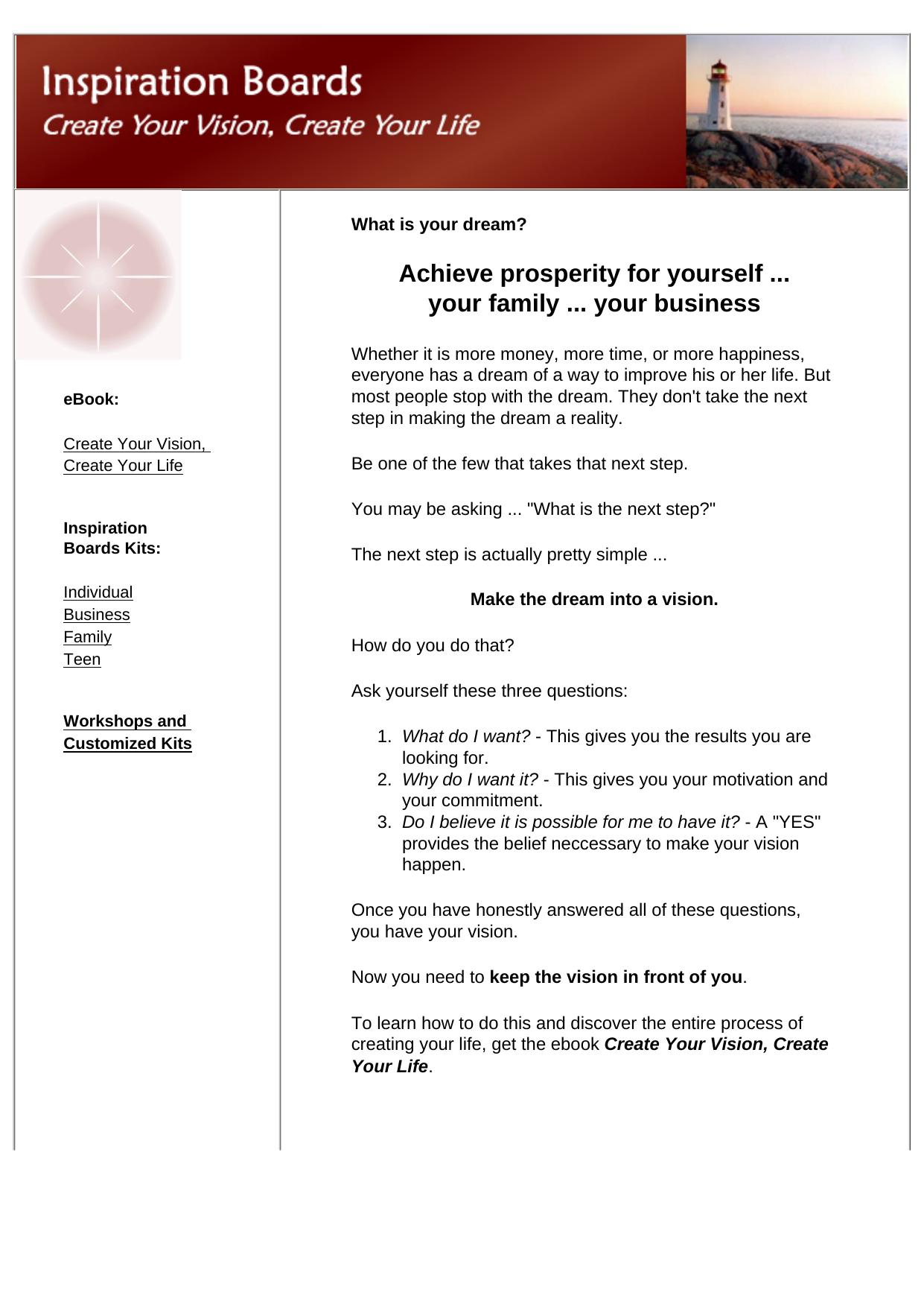 Create Your Vision, Create Your Life With Inspiration Boards. by Best of Kuszter's Collection