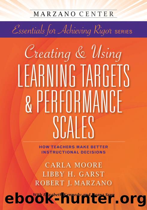 Creating & Using Learning Targets & Performance Scales by Carla Moore