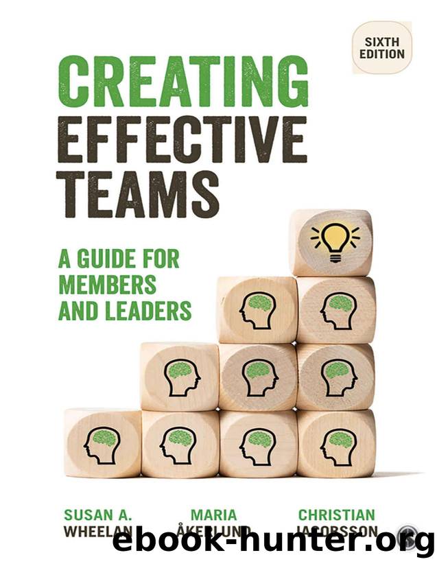 Creating Effective Teams: A Guide for Members and Leaders by unknow