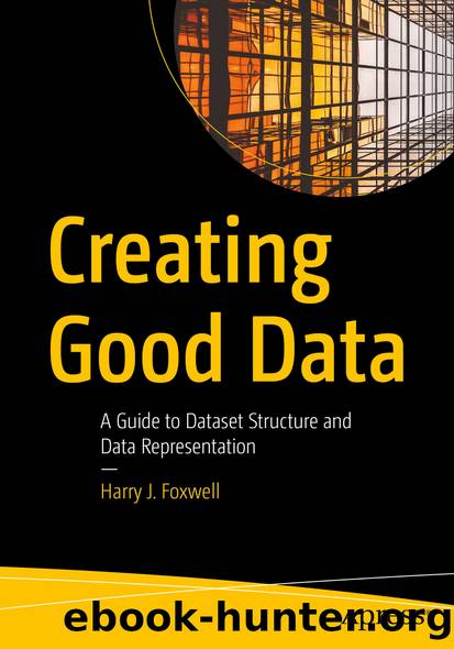 Creating Good Data: A Guide to Dataset Structure and Data Representation by Harry Foxwell