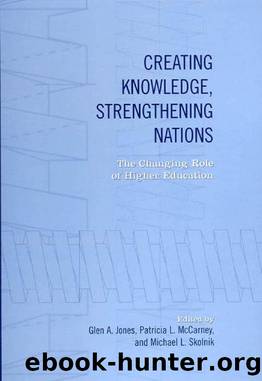 Creating Knowledge, Strengthening Nations : The Changing Role of Higher Education by Glen Jones; Patricia McCarney; Michael Skolnik